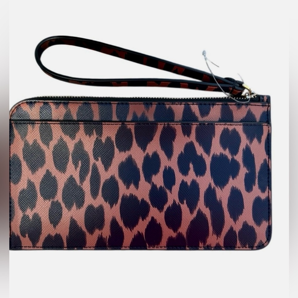 kate spade Leopard Print Wristlet - Brown/Black - Picture 6 of 11